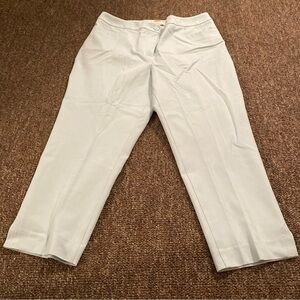 Talbots Petites Pants Women’s Size 12P Light Blue‎ Curvy Pant Leg Slit Pocket
